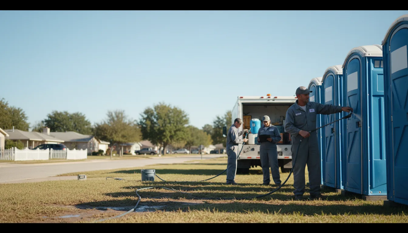Long-Term Portable Toilet Rental in Vendor, AR near me